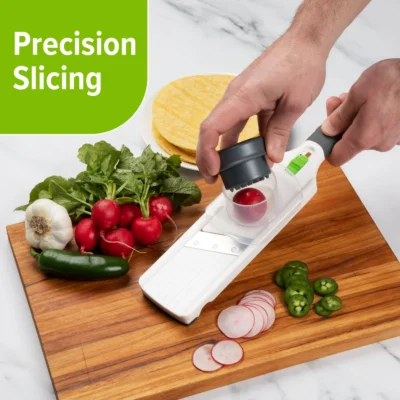 Adjust-a-Slice Mini Mandoline with Stainless Steel Blade