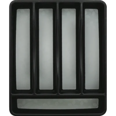 Silverware Organizer, Small, Black