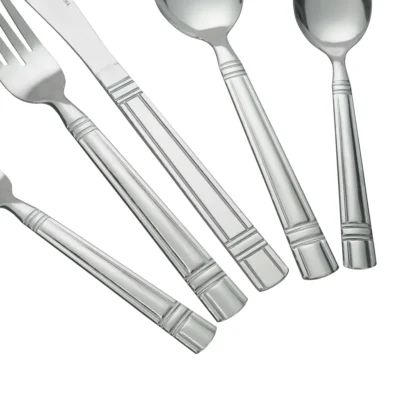 Stay 49 Piece Elena Stainless Steel Flatware and Organizer