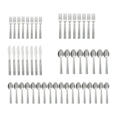 Stay 49 Piece Elena Stainless Steel Flatware and Organizer