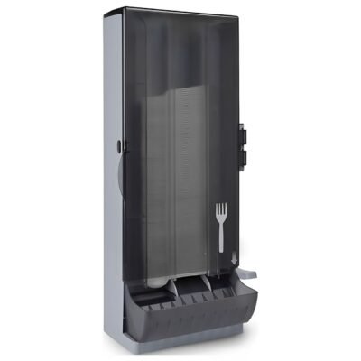 10 in. x 8.78 in. x 24.75 in. SmartStock Utensil Fork Dispenser