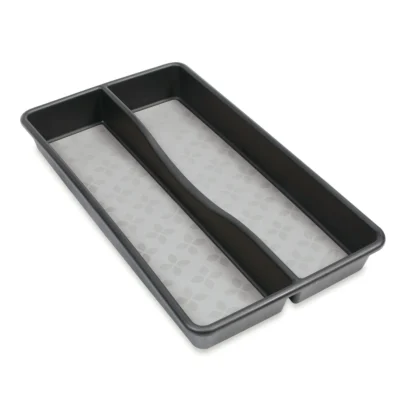 Utensil Organizer with No Slip Grip, Gray